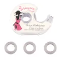 Damen unsichtbare Körper Klebeband doppelseitig Mode Tape Abroller mit Nachfüllrollen. - Anti-Expositions-Klebeband 1+3 (Über 100 Stk.)