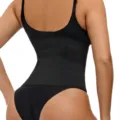 Zwarte elastische taille trainer shapewear voor post partum buikcontrole en dagelijkse fitness. - S / Zwart