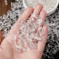 Natural clear quartz crystal chips for healing, meditation, and energy cleansing. - Selected White Crystal Fragments