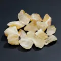 Rohcitrin Kristall Quarz Steine Bulk Rohe Mineralien für Heilung und Heimdekoration - Regulärer Brasilianischer Citrin Rohstein / 3-5cm/100g