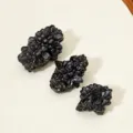 Natürlicher ägyptischer Prophezeiungsstein Rohmineral Probe schwarze Kristall Deko - Schwarzer Limonit: Kugelform / 30-50g/Stk