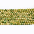 Natural stone round agate loose beads for DIY crystal necklaces and custom fashion bracelets. - Optimized Lime / 10mm