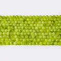 Green natural stone round beads loose beads for DIY crystal bracelet necklace making - Light Green Agate / 10mm