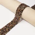 Multicolor faceted cube gemstone loose beads DIY jewelry making bracelet necklace crafting - Rhodonite / 4.5mm