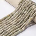 Natur Achat Abakus Perlen Halbfertige Stränge für DIY Schmuckherstellung Halskette Ohrringe - Abakusperlen / 8mm (Ca. 70 Stück/Packung) / Chalcedon