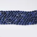 Natürliche dunkelblaue Achat Kalebassen Perlen, DIY Schmuck Halbfertige Edelstein Accessoires. - Rocailles-Perlen / 9.5x6.5mm (43er Pack) / Staubiges Blau