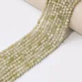 Natürliche Achat Halbfertige Mattierte Perlenstränge für DIY Schmuck Halskette Ohrringe. - Unregelmäßige Perlen / 4mm (Ca. 90 Stück) / Cyan Stein