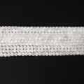 Natural white crystal cube faceted loose beads for DIY handmade jewelry accessories. - Blue Moonstone / 5mm