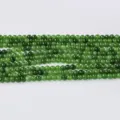Vente en gros perles rondes en pierre naturelle verte 4mm pour fabrication de bijoux DIY - Calcédoine Vert Foncé / Perle Ronde 4mm