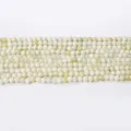Perles rondes en pierre de cristal naturel agate en vrac pour collier bracelet DIY. - Néphrite / Perle Ronde 4mm