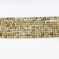 Perles rondes en cristal naturel agate en vrac DIY pour la fabrication de bijoux bracelets colliers - Quartzite Cyan / Perle Ronde 4mm