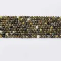 Perles rondes en cristal naturel et agate 4mm perles en vrac multicolores pour la bijouterie. - Pierre Mixte Calcédoine Foncé / Perle Ronde 4mm