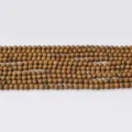 Perles rondes en pierre d'agate naturelle en vrac fabrication de bijoux DIY espacement. - Pierre Tachetée Marron / Perle Ronde 4mm