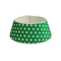 Gonna per albero di Natale verde con paillettes di fiocchi di neve bianchi festa. - Piccolo 40x60x20cm / Verde
