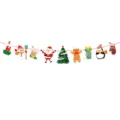 Christmas banner cartoon flags party decoration hanging ornaments for festive decor - Style New 026L / 3 Meters Long With A Red Rope
