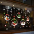 Autocollants statiques pour fenetres de Noel decor de fete vitrine articles fete - XD-320