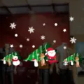 Autocollants statiques pour fenêtres de Noël autocollants décoratifs en verre pour vacances - XD-133