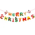 Christmas banner bunting cartoon party decoration hanging ornament holiday festive decor item - Style New 024L / 3 Meters Long With A Red Rope