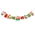 Christmas cartoon banner garland party hanging decoration holiday festive supplies cute - Style 031L / 3 Meters Long With A Red Rope
