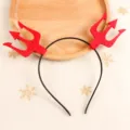 Halloween Filz Teufel Dreizack Haarreif Party Haarschmuck fuer Damen Maedchen Festkostum - Roter Dreizack Teufel Stirnband