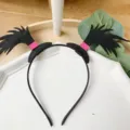 Halloween Filz Haarreif Fledermausflügel Haarschmuck für Party Kostüm gruselige Kopfbedeckung - Zopf-Styling Stirnband