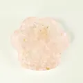 Rosa Kristall Harz Pfoten Schale für Schmuck Aufbewahrung, Epoxidharz Ablageschale mit Goldfolie. - Katzenpfoten-Form / Rosenquarz