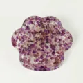 Pfotenform Kristall Harz Schale Edelstein Aufbewahrung Teller fuer Schmuck Desktop Organizer. - Katzenpfoten-Form / Amethyst