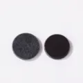 Pegatina de teléfono Shungite natural piedra magnética pieza mineral decoración 2cm - Shungita Redonda aprox. 2cm (Con Imán) / Gris oscuro