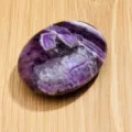 Pietra Di Palma Ametista Naturale Cristallo Lucidato Pietra Di Worry Massaggio 4.5cm - Circa 4.5*3.5cm / Ametista