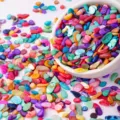 Bunte naturierte Muschelsplitter Schotter fur DIY Schmuckherstellung und Aquarium Dekoration. - 5-7mm Splitter / 100g Packung