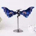Adorno de alas de dragón azul de cristal natural decoración de escritorio regalo de inauguración - Sodalita Azul / Aprox. 18.5*13cm