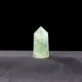 Natural green crystal gravel resin hexagonal energy pillar for yoga meditation and decor. - Aventurine (Resin + Aventurine Chips)