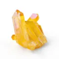 Natürlicher Aura Quarz Kristall Stufe Mineralien Edelstein Heimtextilien Feng Shui Deko - Hellgelb / Ca. 10-30g