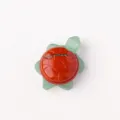 Natural crystal turtle figurine small lucky stone animal ornament for home office decor SKU - Red Jasper