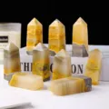 Natural crystal tower bumblebee jasper single point quartz healing stone mineral specimen decor - Bumblebee Jasper Style / 5-6cm