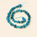 Filo di perle di pietre preziose e irregolari in apatite blu per gioielli fai da te. - Stile Apatite Blu