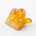 Natuerliche Aura Quarz Kristall Stufe Mineralprobe fuer Heimtextilien und Feng Shui. - Ca. 10-30g / Dunkelgelb