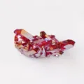 Rote Aura Quarz Kristall Stufe Mineralprobe Heilstein als schone Zimmer Dekoration - Ca. 10-30g/Stück / Rot