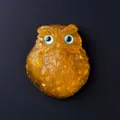 Résine Hibou Aimant Frigo Mignon Décor Animal Pierre Cristal Autocollant Magnétique Cadeau - Hibou / chouette / Quartz jaune amélioré