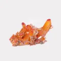 Natürlicher Aura Quarz Kristall Cluster Mineralstufe für Heimdekoration und Feng Shui. - Ca. 10-30g / Orange