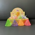 Colorful cheese shape maltose squishy decompression toy sensory stress relief toy set 288pcs - Triangle Cheese (Maltose) / OPP Bag / Gold