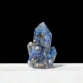 Natürliche blaue Kristall Harz Cluster mit Goldfolie, perfekte Home Desktop Deko Ornament. - Lapislazuli Stil 1