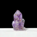 Lila Harz Kristall Cluster Ornament mit Goldfolie Flocken fuer Heimtisch Dekor Skalierung - Amethyst Stil 1