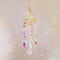 Crystal suncatcher hanging prism window decor, rainbow maker ornament for garden and home. - Sun Catcher Air Frame Style