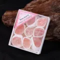 Natural Rose Quartz Rough Stones Mineral Specimen Gift Box Crystal Variant Display Model - Rose Quartz