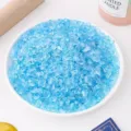 Blaue Kristallkiesel Steine Heilchips zur Entmagnetisierung Meditationskristallgitter - Blaue Kristallsplitter 5-7mm / 1kg Packung