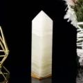 Natural Afghan Jade Crystal Pillar White Mineral Stone Obelisk Home Office Decor Piece - Afghan Jade Four-Sided Pillar / 100-200g Pack