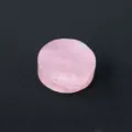 Natural pink quartz crystal disk blank for custom laser engraved logo design and crystal gifts - Polished Disk (No Pattern)