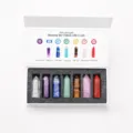 Natural crystal gemstone hexagonal wand set chakra healing stones gift box set model A - 7 Pillars Crystal Set Type A / 7 Pieces/Pack
