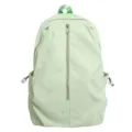 Cute green backpack with bow embroidery for women and students. Casual stylish daypack daily use. - S / Green